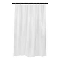 DUSCHVORHANG (5er Set) Wet Wet Wet - Weiß, Kunststoff (180/200cm) - Butlers