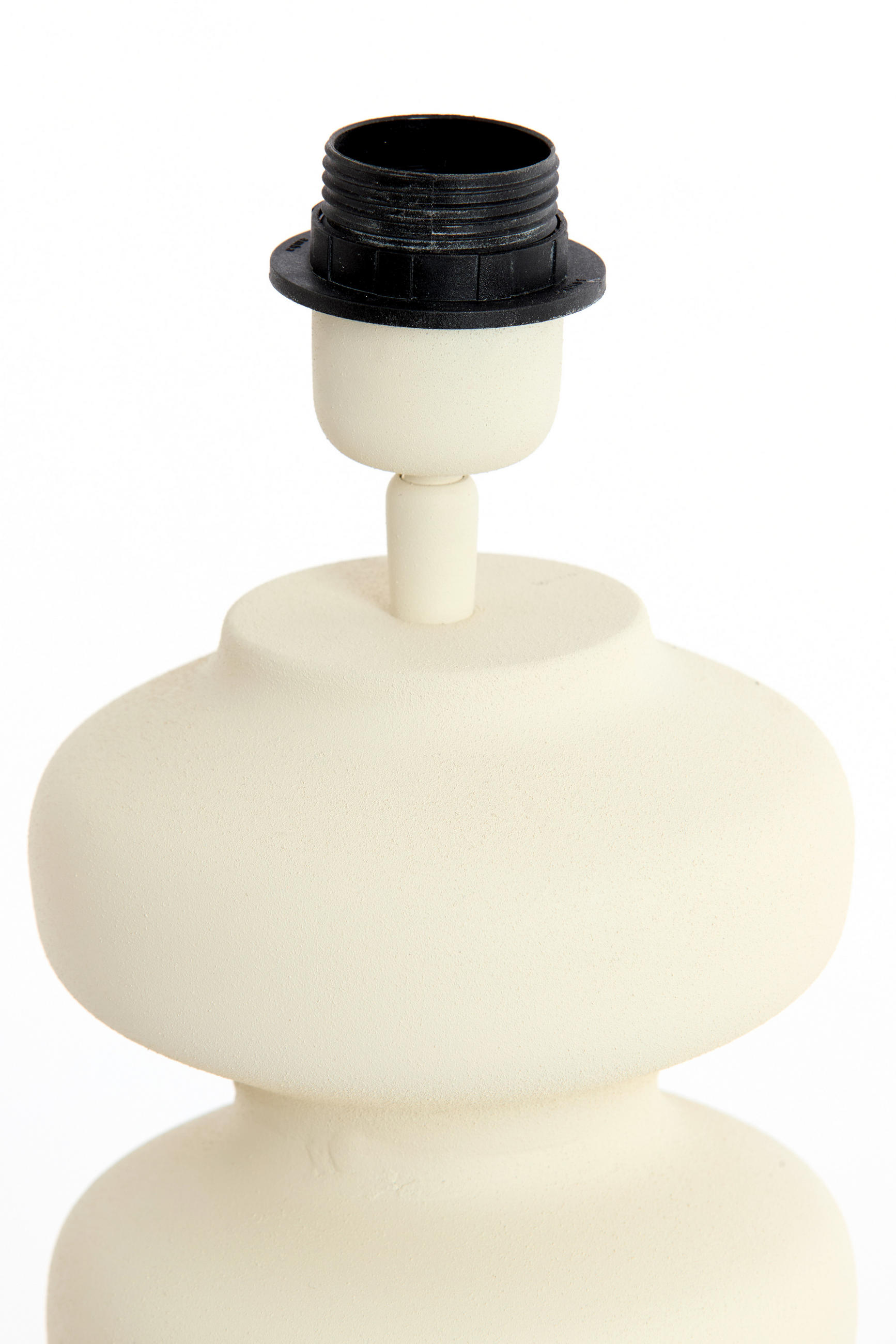 LAMPENFUSS Soroca Weiß Ø15/42 cm - Weiß, Metall (15/15/42cm) - Light & Living