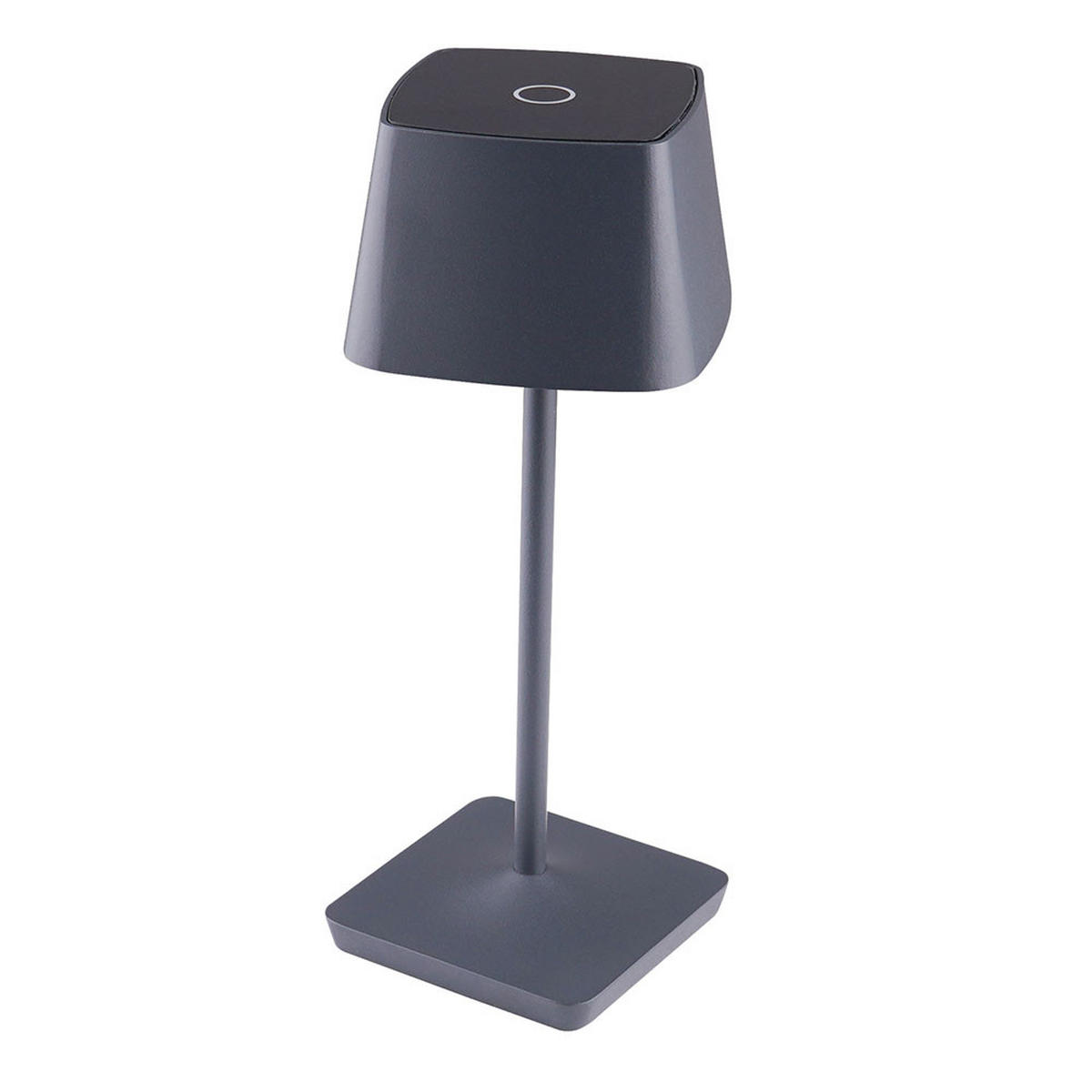 LED TISCHLEUCHTE Aluminium Anthrazit - Anthrazit, Metall (11/11/27cm)