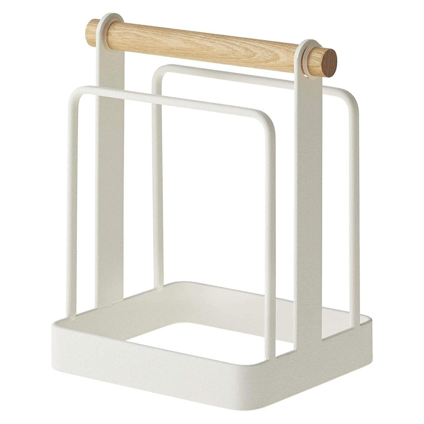 SCHNEIDEBRETTSTÄNDER Tosca 2422 weiß 16/14/11 cm - Weiß, Metall (10.5/16/12.2cm) - Yamazaki