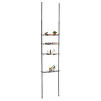 DUSCHREGAL PAULA - Schwarz, Metall (59/250/16cm) - IDIMEX