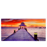GLASBILD STEG Multicolor - Multicolor, Glas (100/50cm) - MCW