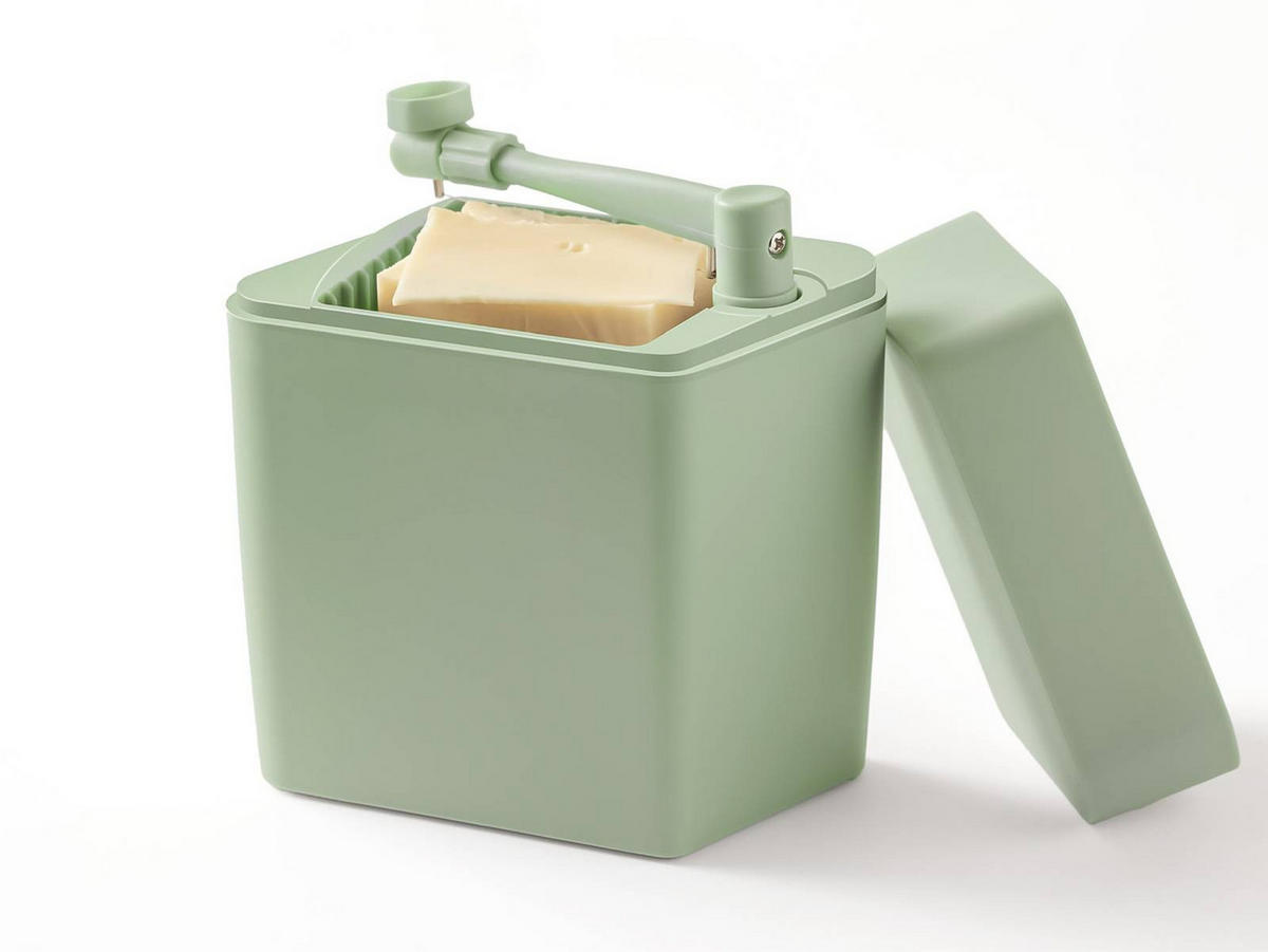 KÄSEHOBEL Classic misty green (grün) - Grün, Kunststoff (10/16cm) - Rosti