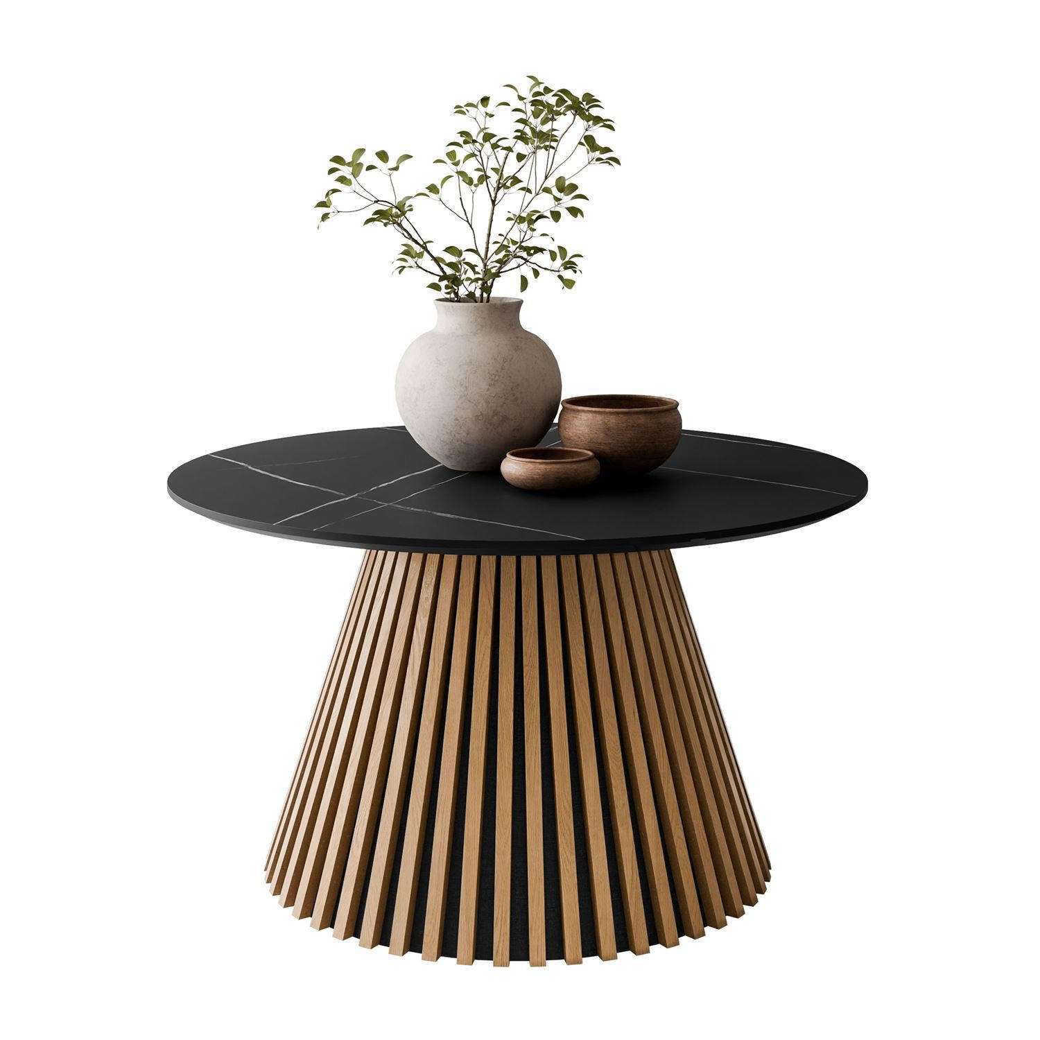 Lookway Couchtisch Schwarz 80x45x80 cm