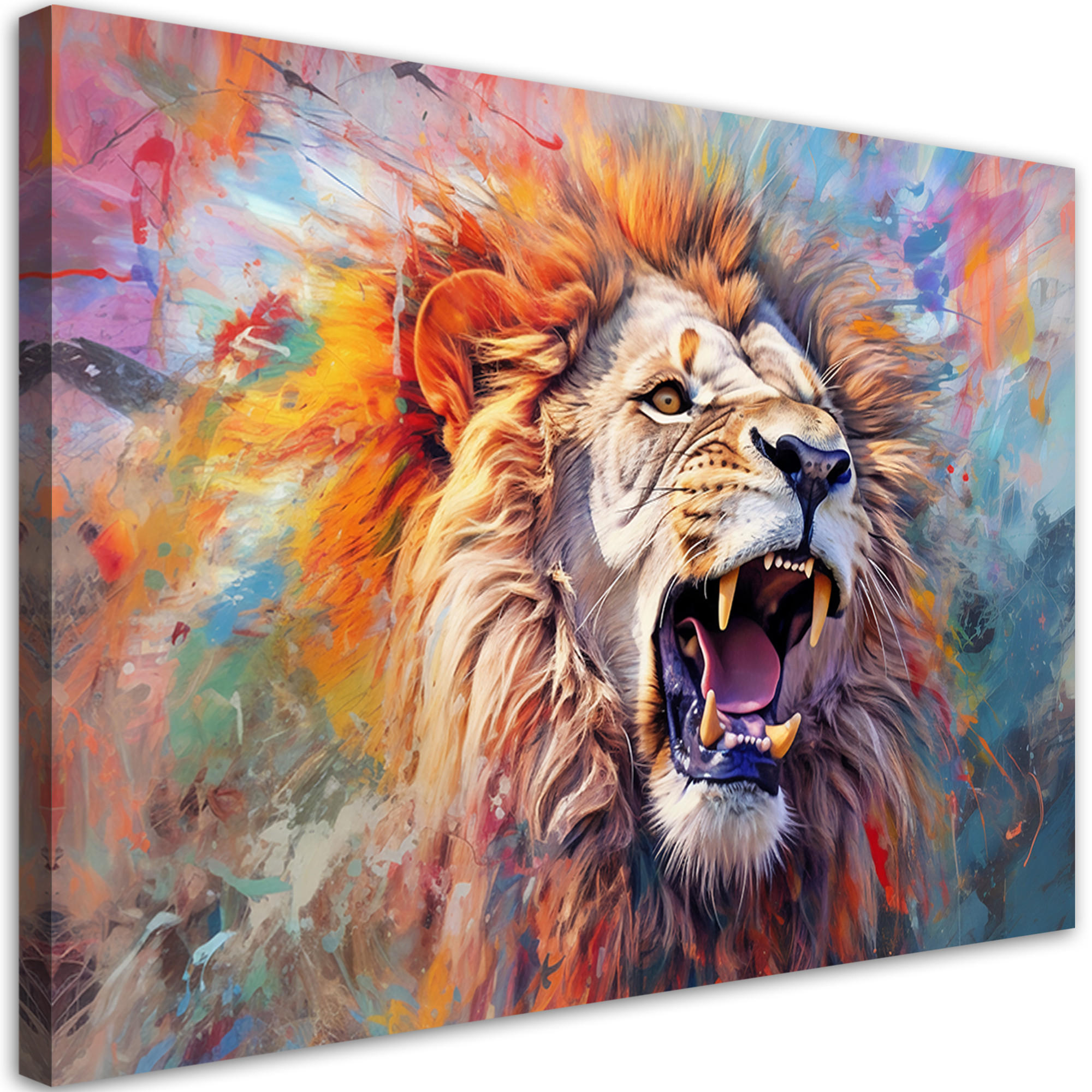 Feeby Wandbild Mehrfarbig 60x40 cm