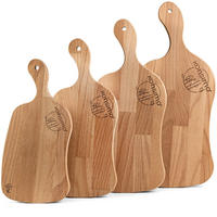 SCHNEIDEBRETT Holz Buche geölt LIVO 4-tlg - Buchefarben, Holz (23/49cm) - KONSIMO®