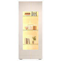 VITRINE 70x40x173cm in Weiß - Weiß, Holzwerkstoff (40/173/70cm) - KOMHTOM