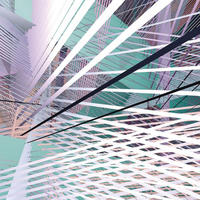 FOTOTAPETE Grafik 400 x 250 cm - Lila, Papier (400/250cm) - Sanders & Sanders