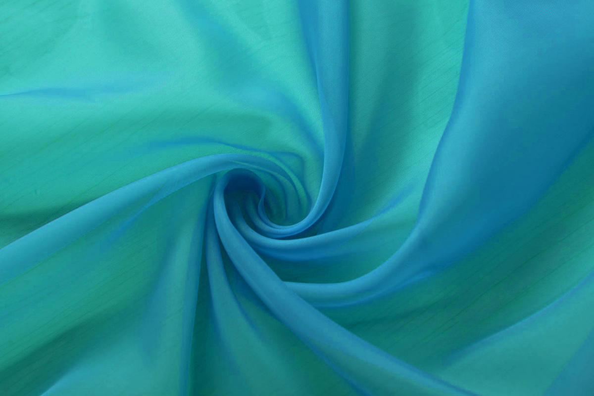 SCHLAUFENGARDINEN Voile 2er Set 175x140 cm Türkis - Türkis, Textil (140/175cm) - Gardinenbox.eu