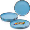 SPEISETELLER BOMBAY SAPHIR - 4 teilig aus Steingut - Blau, Stein (27cm) - Sänger