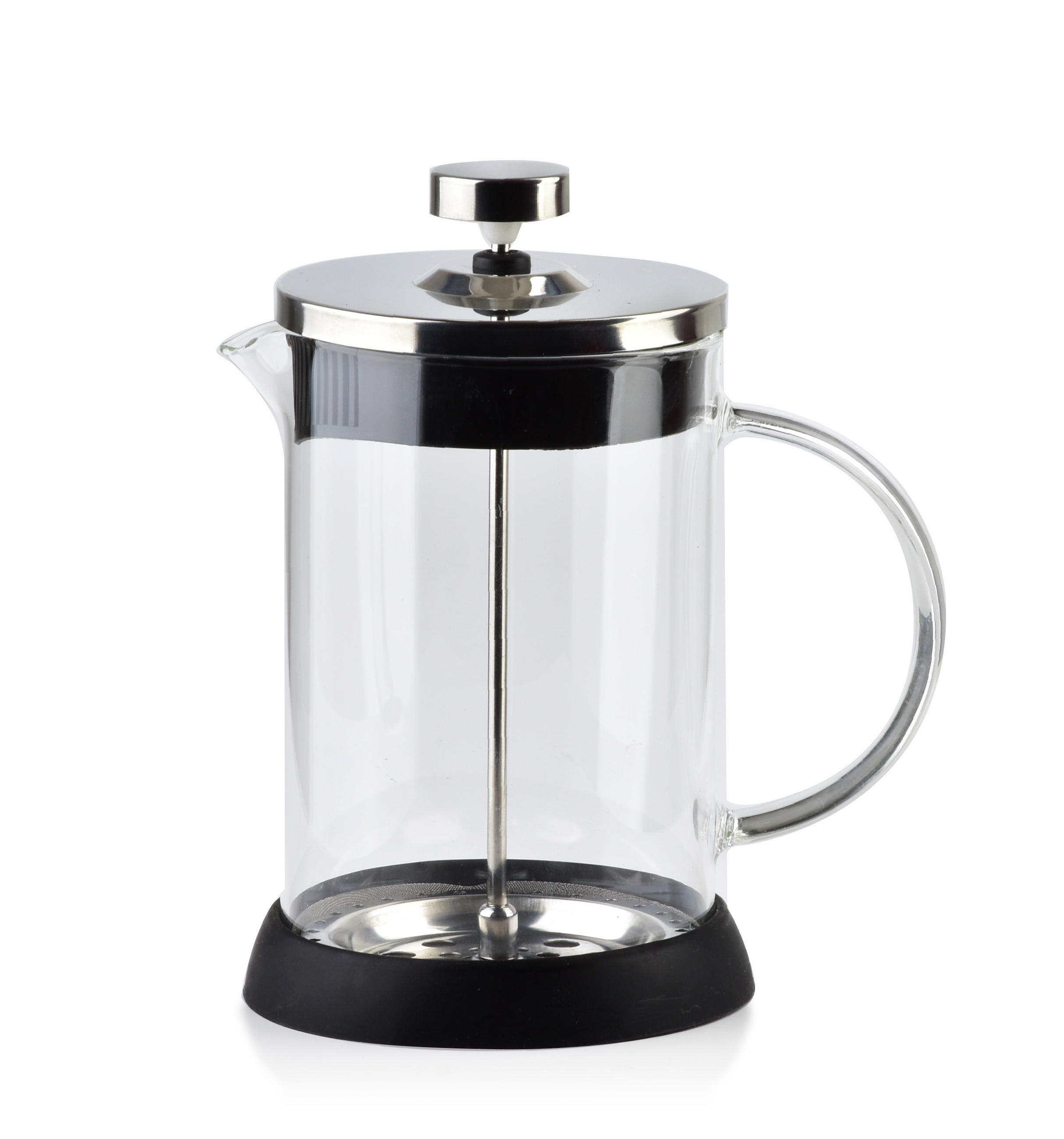 KAFFEEBEREITER Aline Schwarz 13.5/13.5/19.5 cm Glas - Schwarz, Glas (13.5/19.5/13.5cm) - Mondex
