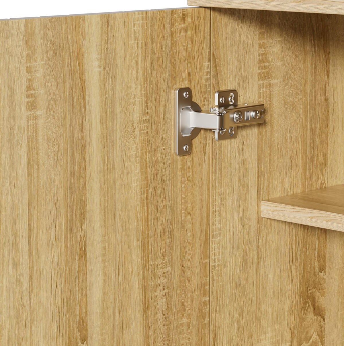 SCHUHSCHRANK aus Spanplatte 90x32x94cm in Naturfarben - Naturfarben, Holzwerkstoff (90/94/32cm) - Modfu