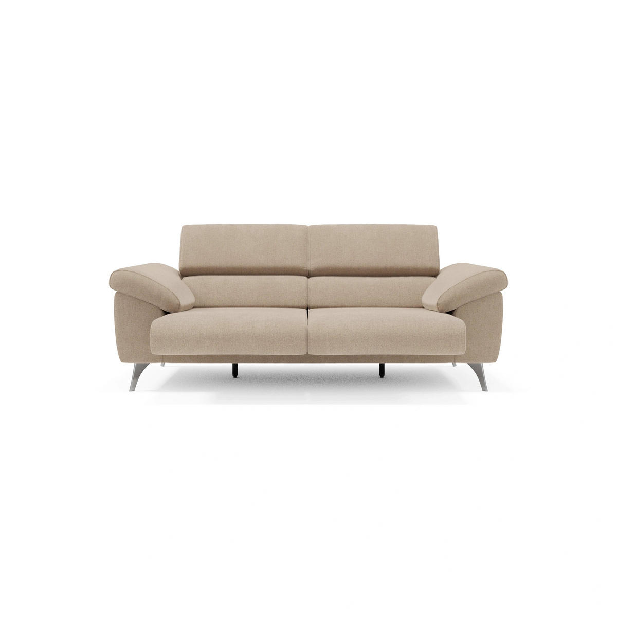 LINEARSOFA Donatello - Beige, Metall (183/76/102cm) - Divani.store
