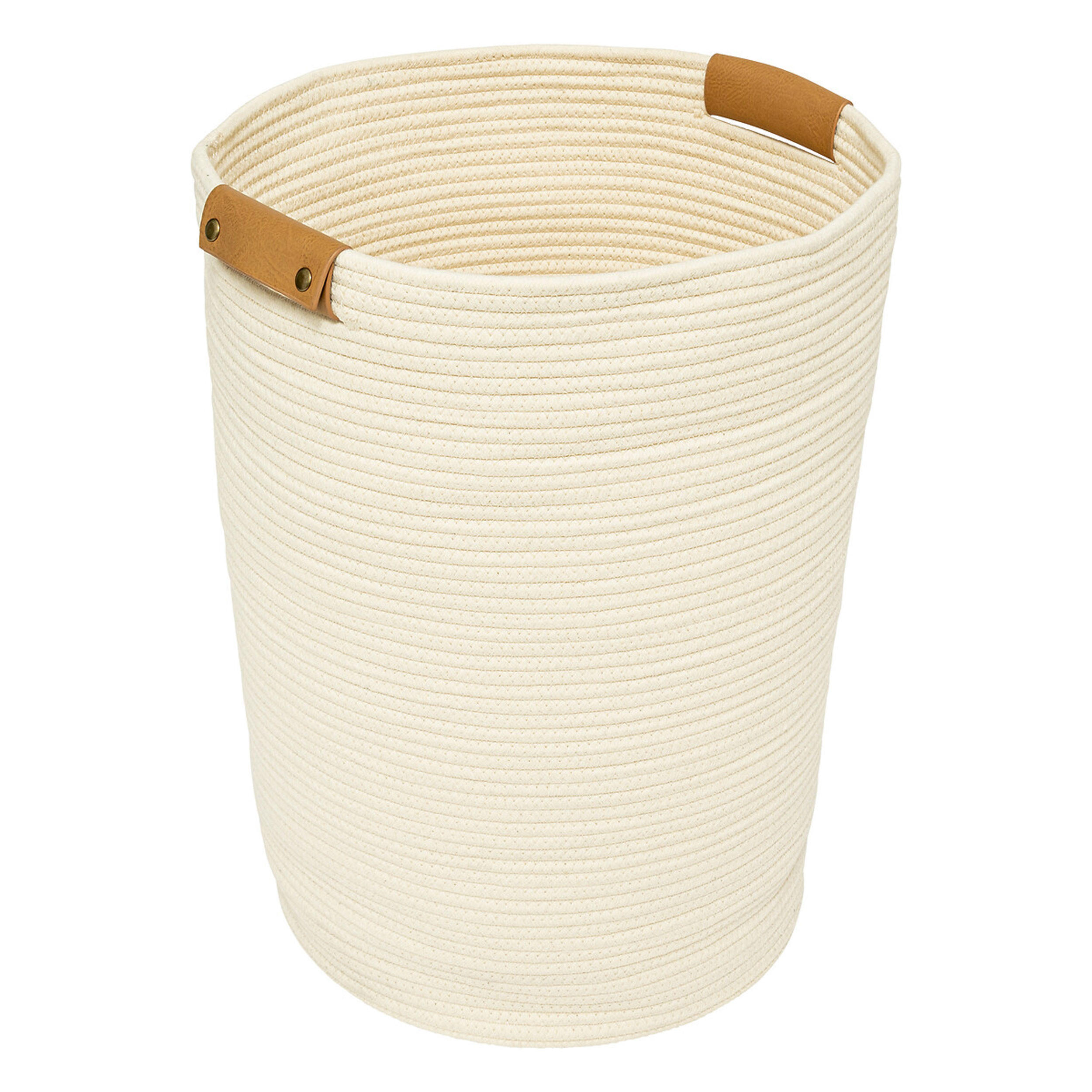 WÄSCHEKORB Duo, Beige, 80 L - Beige, Kunststoff (44/44/56cm) - 5five Simply Smart