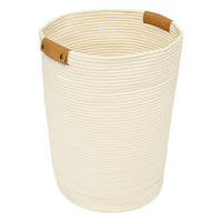 WÄSCHEKORB Duo, Beige, 80 L - Beige, Kunststoff (44/44/56cm) - 5five Simply Smart