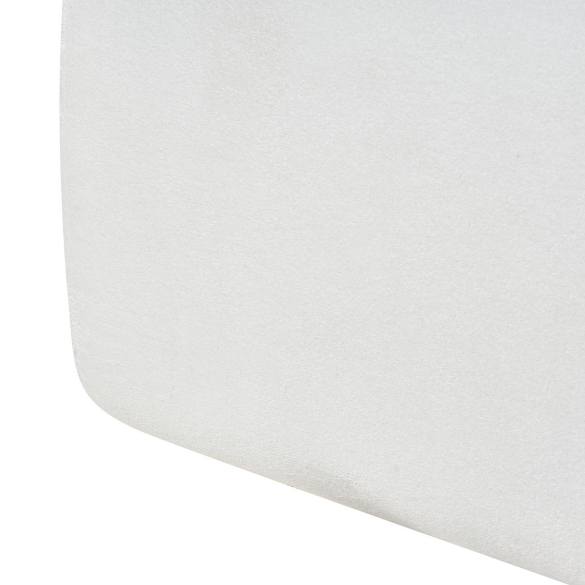 BETT mit Lattenrost 160/200 cm Stoff Cremeweiß Orville - Creme, Textil (160/200cm) - Beliani