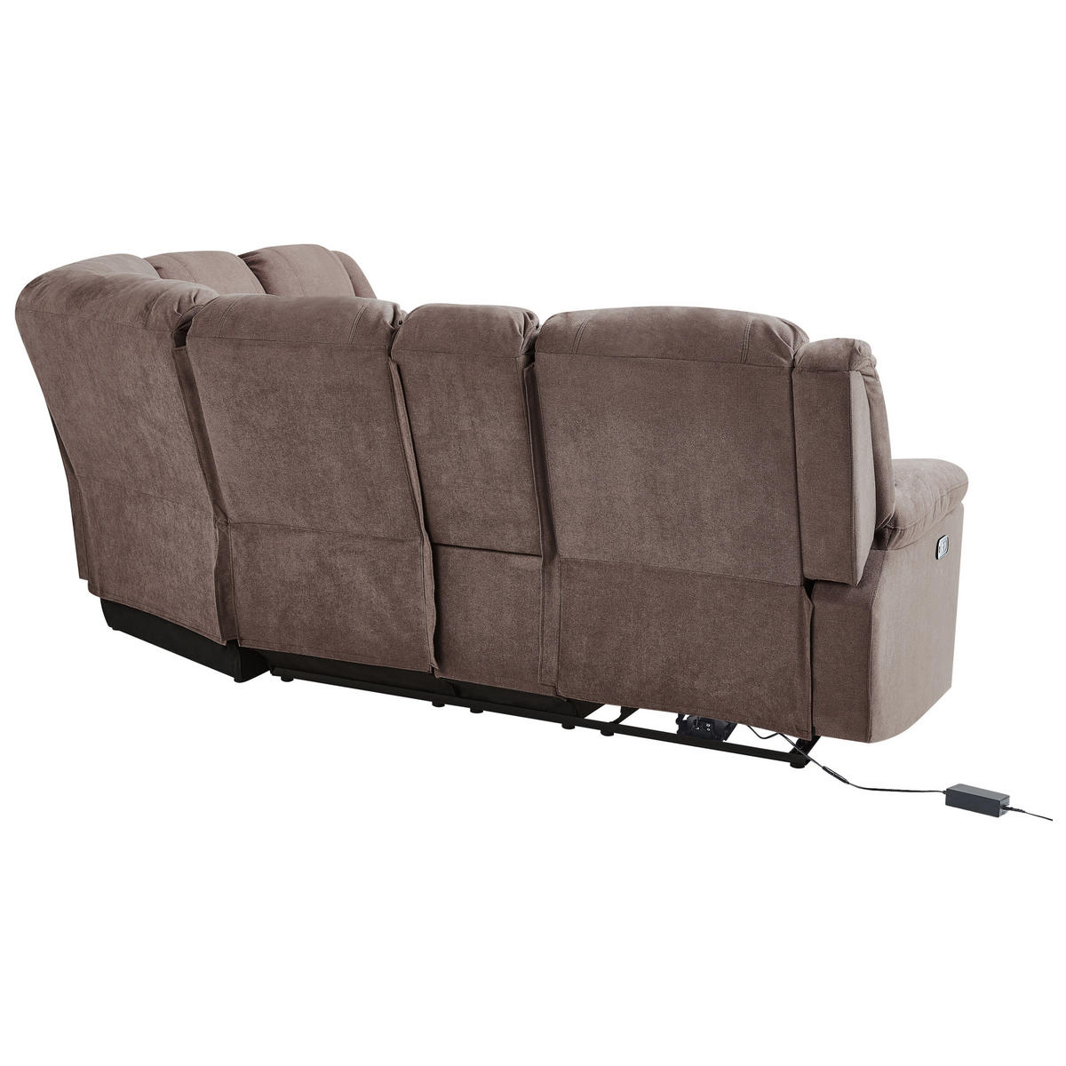 ECKSOFA Polsterbezug Taupe Rokke - Taupe, Textil (229/196cm) - Beliani