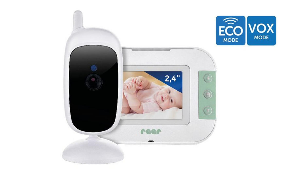 VIDEOBABYPHONE BabyCam S - Weiß, Kunststoff - Reer