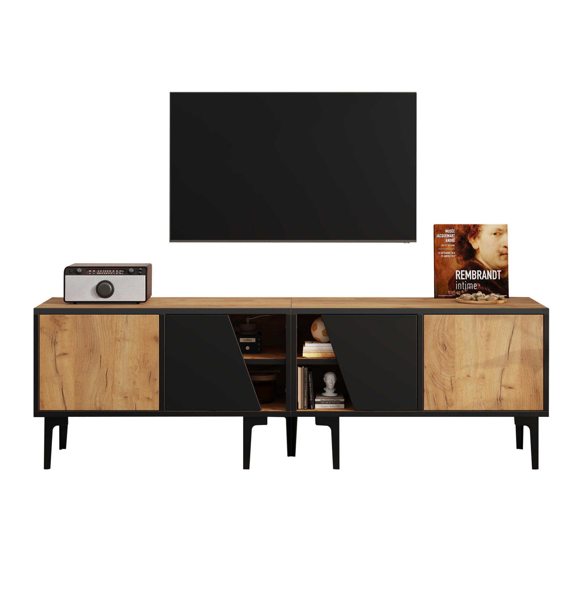 Ivmeu Tv-Lowboard Hellbraun 160x45x36.5 cm