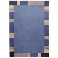 WOLLTEPPICH Avanti 40x60 cm - Blau, Textil (40/60cm) - THEKO