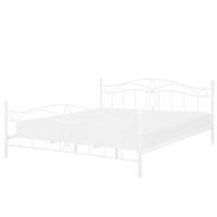 METALLBETT 180/200cm Weiß Antlia - Weiß, Metall (180/200cm) - Beliani
