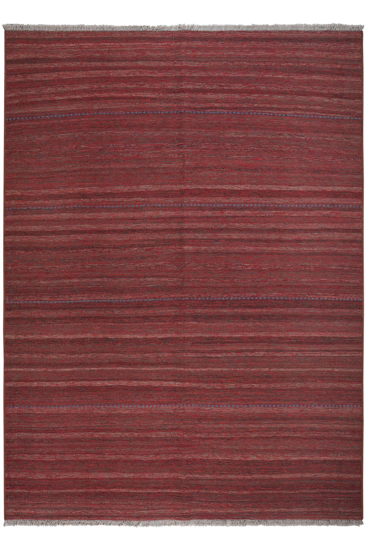 HANDWEBTEPPICH Kelim Gashgai Rot 235/171 cm Schurwolle - Rot, Textil (171/235cm) - Looma