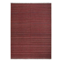HANDWEBTEPPICH Kelim Gashgai Rot 235/171 cm Schurwolle - Rot, Textil (171/235cm) - Looma
