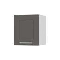 KLAPPHÄNGESCHRANK Kvantum W4B/40 Graphit Matt / Weiß Matt 40 / 32,5 / 36cm - Graphitfarben/Weiß, Holz/Holzwerkstoff (40/36/32.5cm) - Feldmann-Wohnen