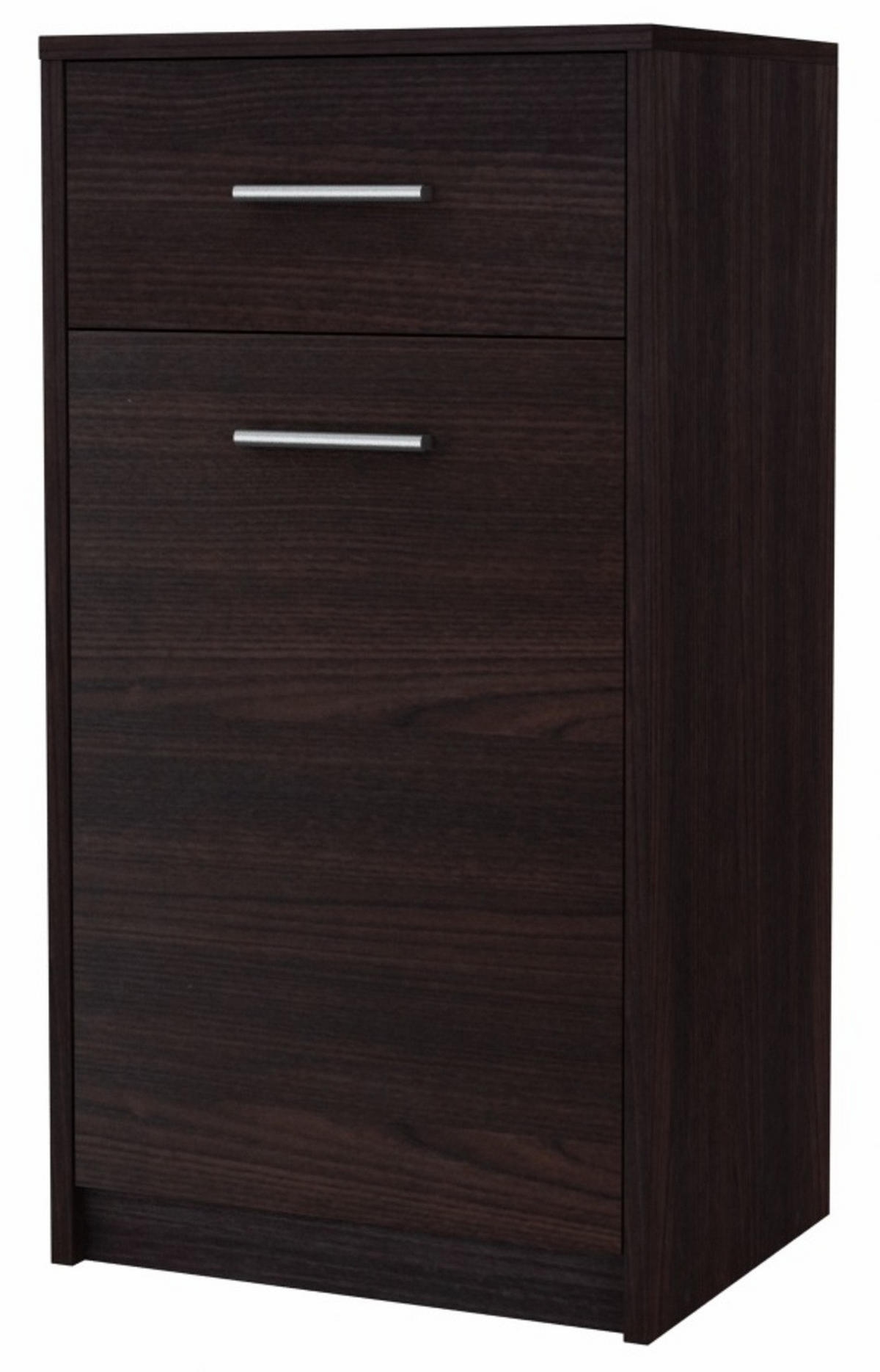 KOMMODE Bodo 1D1S Wenge 40/35/75 cm - Wengefarben, Holzwerkstoff (40/75/35cm) - Matkam Möbel