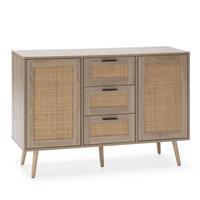 SIDEBOARD Dalia 3 Schubladen 2 Eichentüren - Honigeiche, Holzwerkstoff (120/81/40cm)