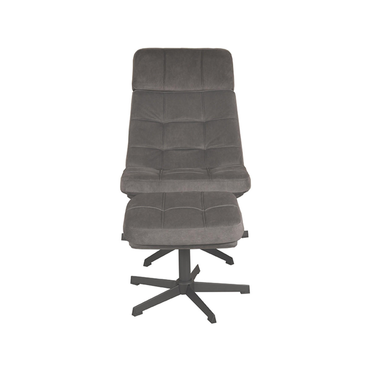 SESSEL Alvar Anthrazit 57/53/83 cm - Anthrazit, Textil (53/83/57cm) - LABEL51