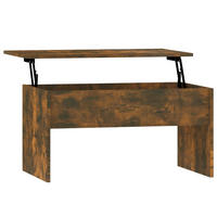 COUCHTISCH Räuchereiche 80x50,5x41,5 cm Holzwerkstoff - Braun, Holzwerkstoff (80/50.5/41.5cm) - furnicato