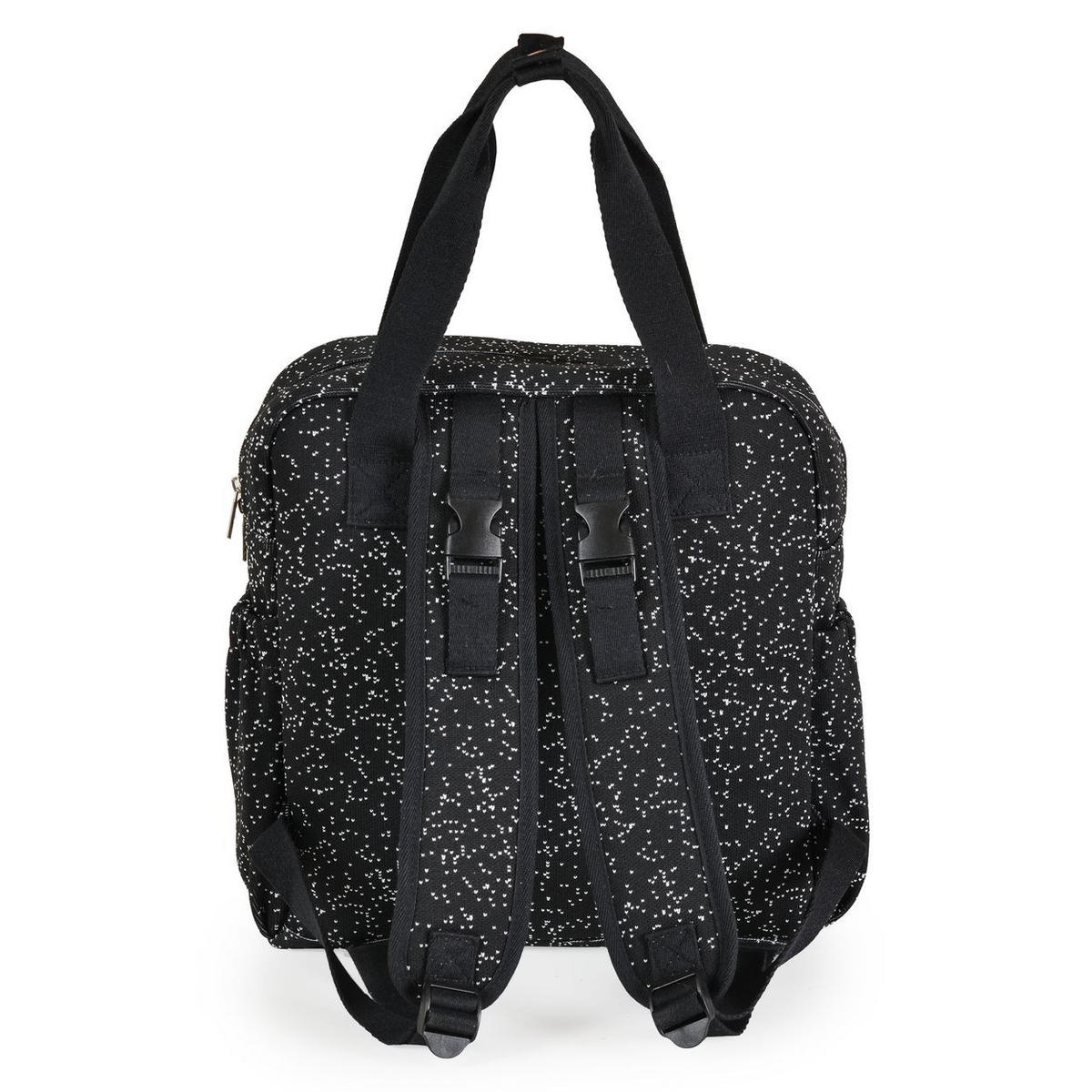 WICKELTASCHE Mivida schwarz Wickelunterlage, Reißverschluss, Schultergurte, Handtaschengurt, Clips - Schwarz, Textil (38/36/15cm) - Cangaroo
