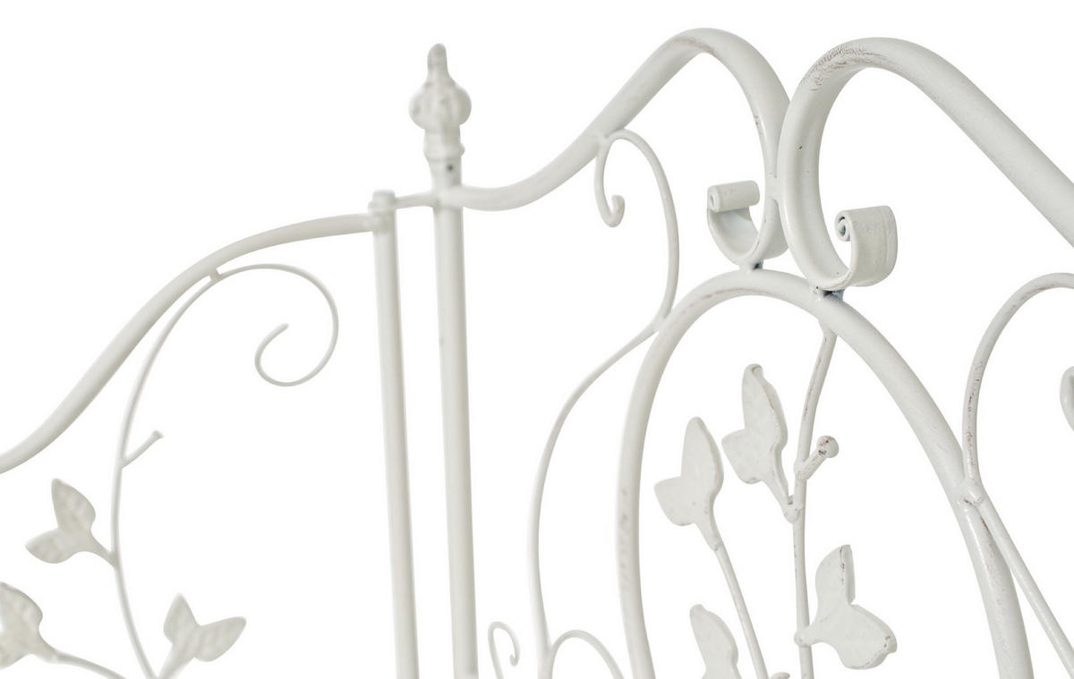 STANDREGAL Aaron antik weiß - Weiß, Metall (60/158/33cm) - TPFGarden