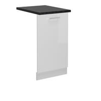 KRYT MYČKY NÁDOBÍ R-Line Bílá vysoký lesk - bílá/vysoce lesklá bílá, kompozitní dřevo (45/81.8/1.6cm) - Vicco