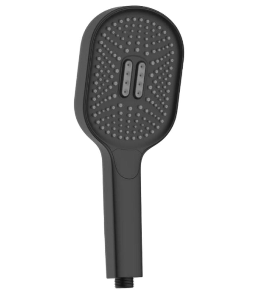 DUSCHKOPF Schwarz - Schwarz, Kunststoff (11.4cm) - Sanilo