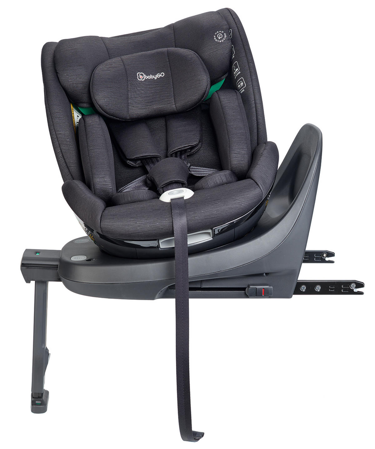 REBOARDER Prime 360 schwarz - Schwarz, Kunststoff (57/46cm) - BabyGo