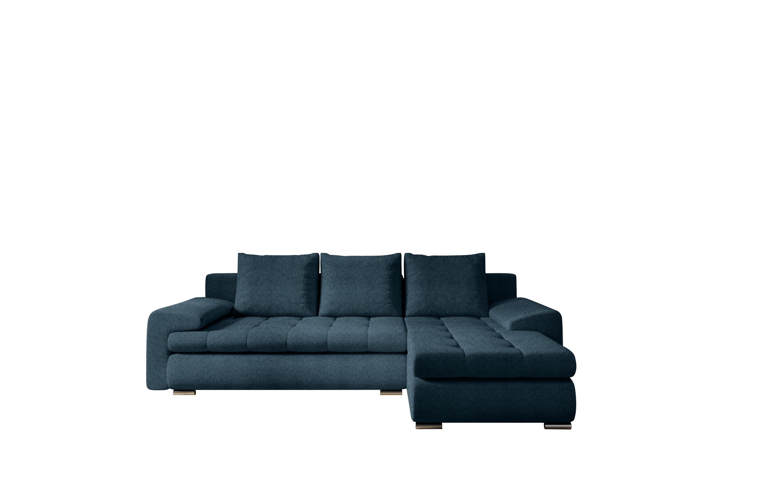 ECKSOFA TOMI Abriamo Marineblau Rechts - Dunkelblau, Holz (237/150cm) - Kaiser Möbel