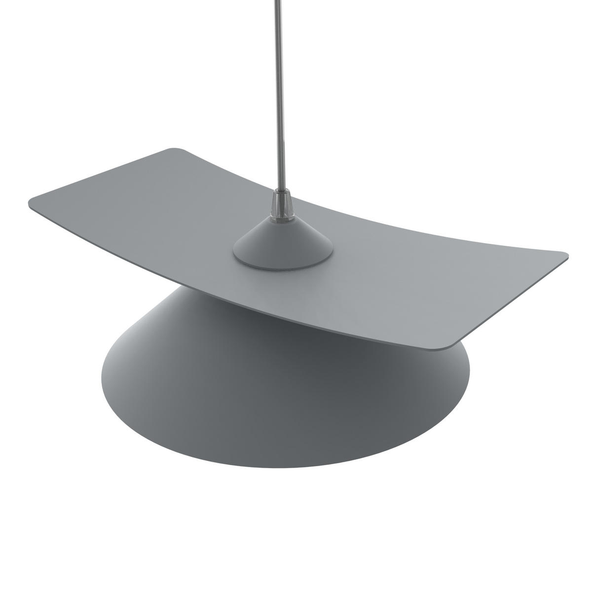 HÄNGELEUCHTE Miller D25 - Grau, Metall (25/34/10cm) - Lumicom