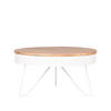 COUCHTISCH Saran Weiß 80/80/43 cm - Weiß, Metall (80/80/43cm) - LABEL51