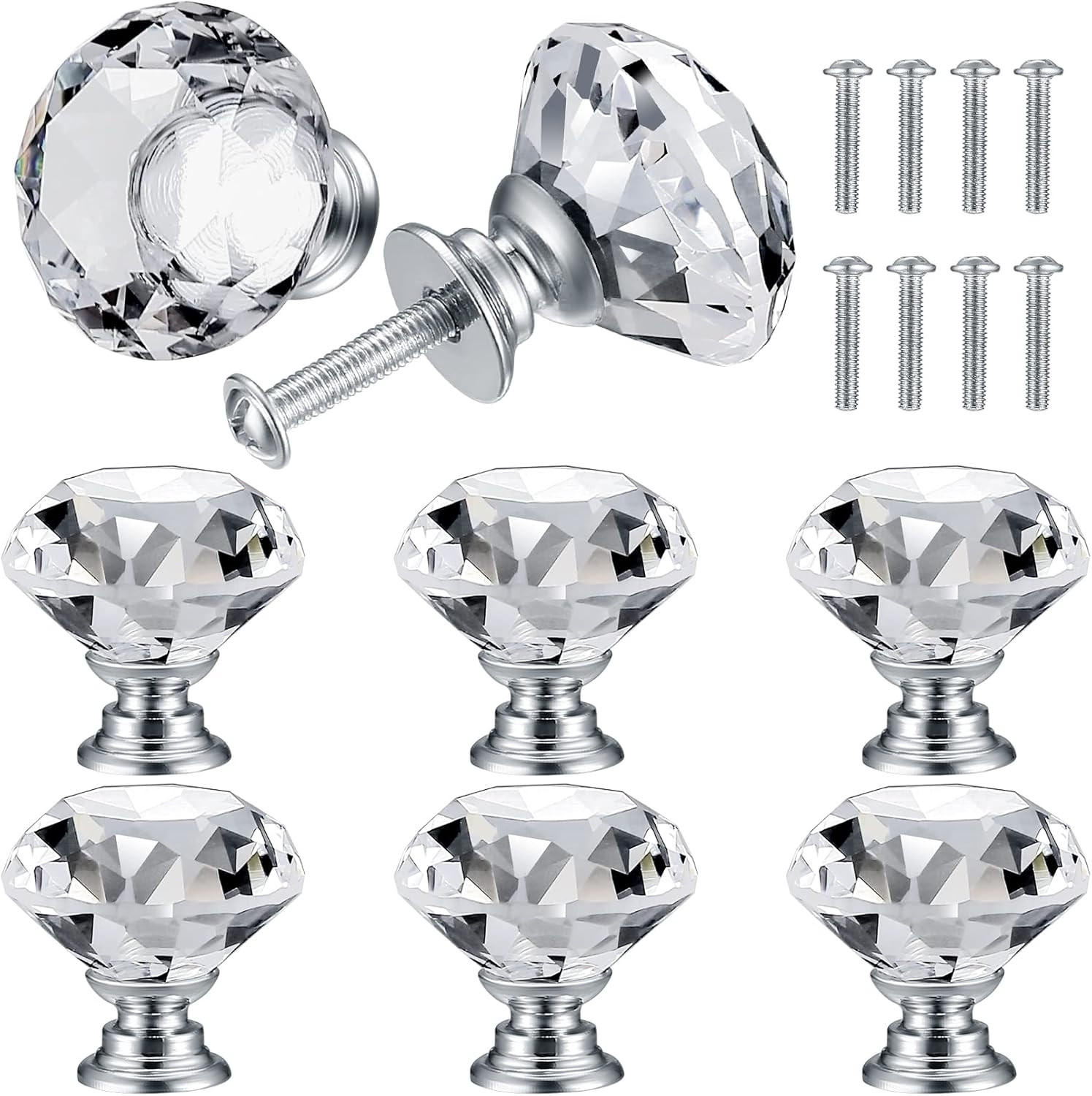 XXXLutz Schrankknopf Transparent 3.1x2.7x3.1 cm