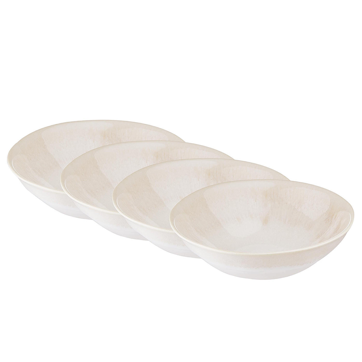 SCHALE (4er Set) Atlantis - Beige, Keramik (19/19/6cm) - Butlers