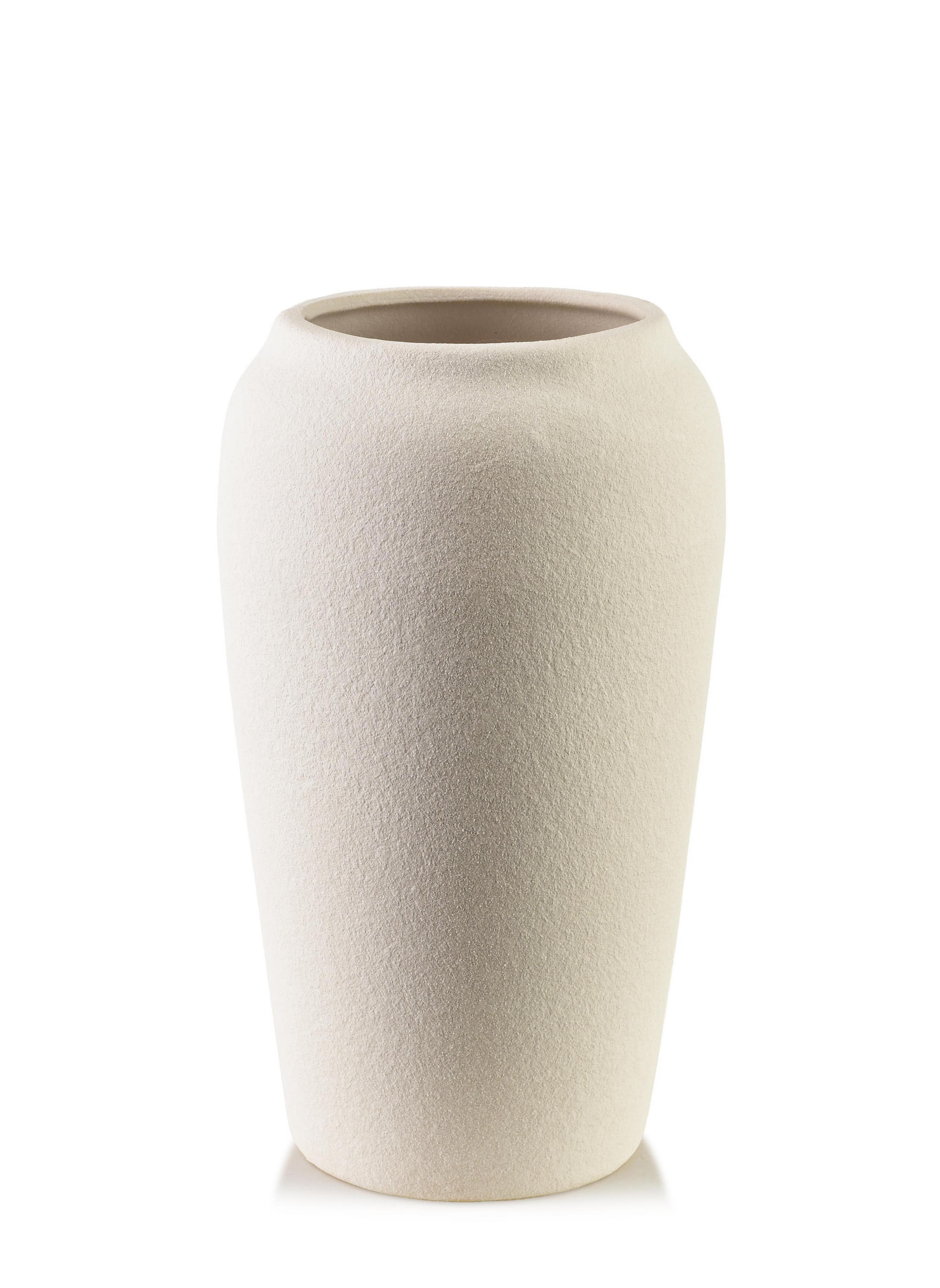 VASEN Manon Beige 12/9/22cm Polyresin - Beige, Kunststoff (24cm) - Mondex