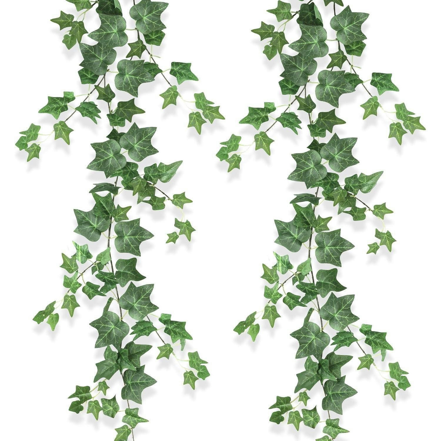 KÜNSTLICHE Efeu Girlande 2 Stück 200 cm - Grün, Kunststoff (1cm)