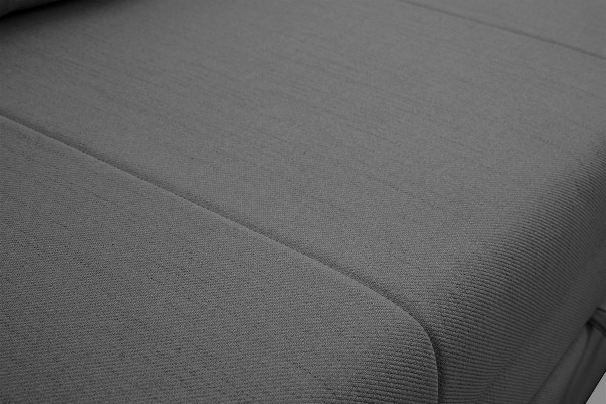 SCHLAFSOFA Diego dunkelgrau - Dunkelgrau/Schwarz, Kunststoff/Textil (221/90/91cm) - Selsey