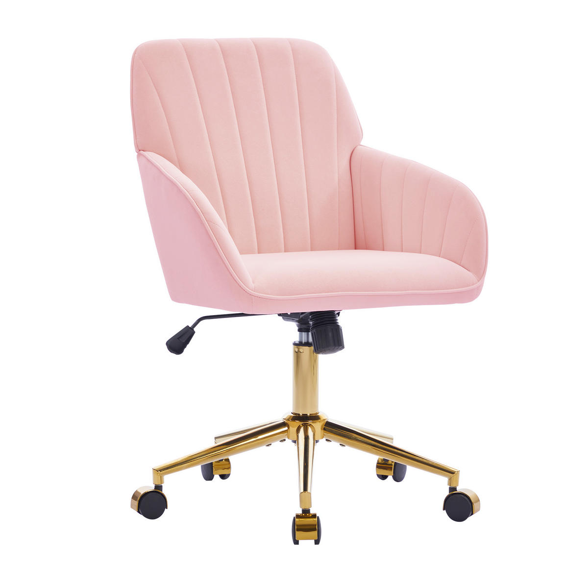 BÜROSTUHL Grau 62/60/97 cm - Pink, Metall (62/97/60cm) - PANGIVO
