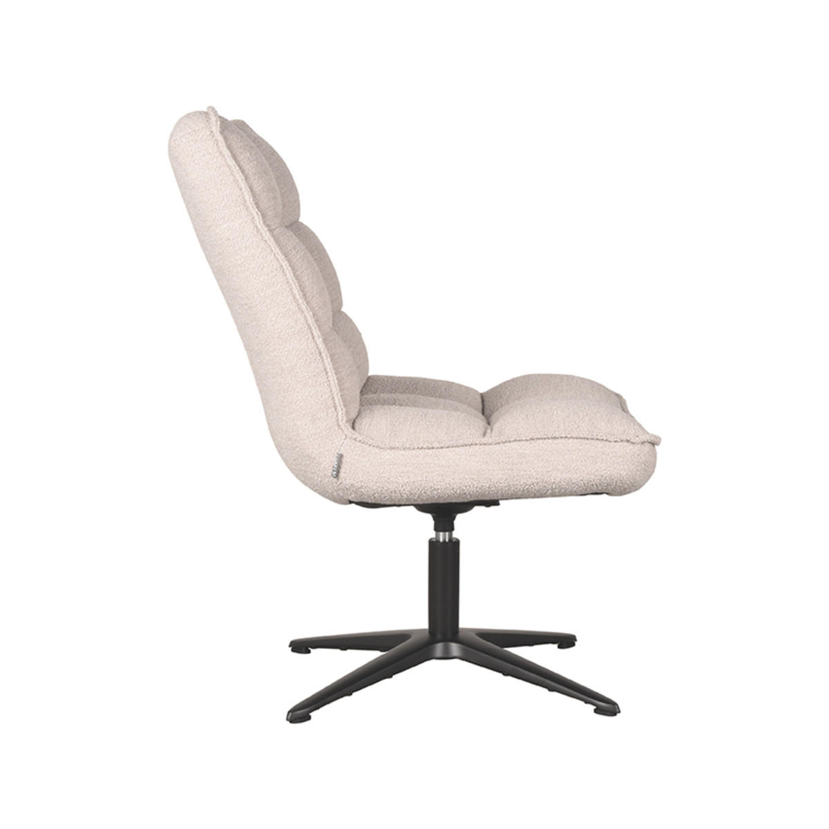 SESSEL Vince Beige 74/63/91 cm - Beige, Textil (63/91/74cm) - LABEL51