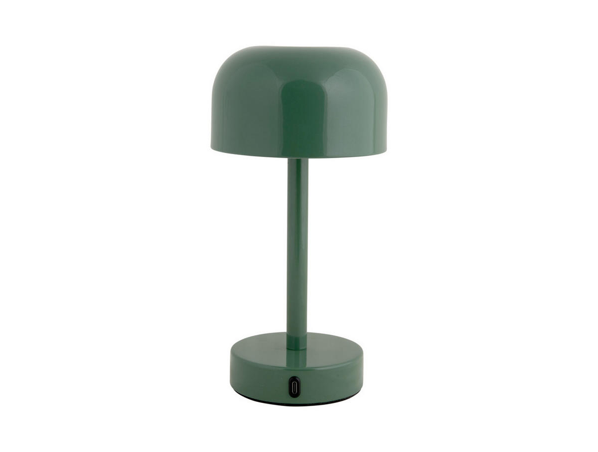 TISCHLAMPE James LED 12.5/12.5/24.5 cm - Grün, Metall (12.5/12.5/24.5cm) - Leitmotiv