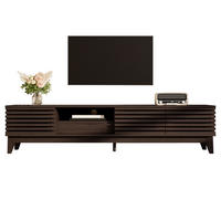 TV-LOWBOARD mit 3 Türen und 1 Schublade 170 cm Holzmaserung - Braun, Holzwerkstoff (35/40/170cm) - Beauniv