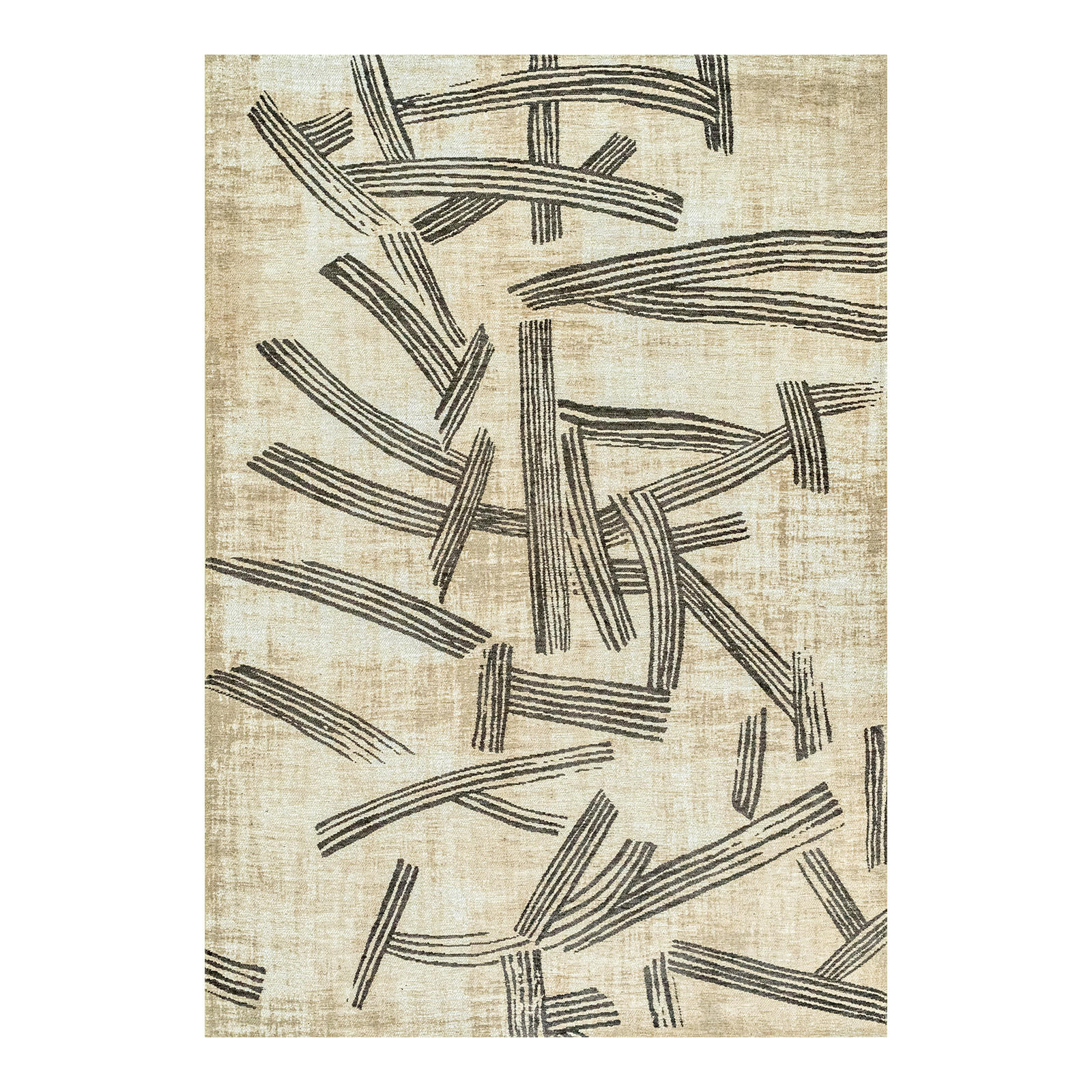 PREPROGA Kanji Slate 200/280 cm - bež, umetna masa/tekstil (200/280cm) - Louis De Poortere